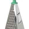 Rice Koch- & Backutensilien<Reibe in Grün/ Silber - (B)12 x (H)25,5 x (T)12 cm