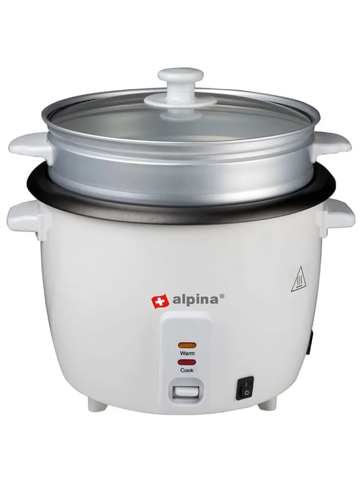 Alpina Küchenelektronik<Reiskocher in Weiß - 1, 8 l