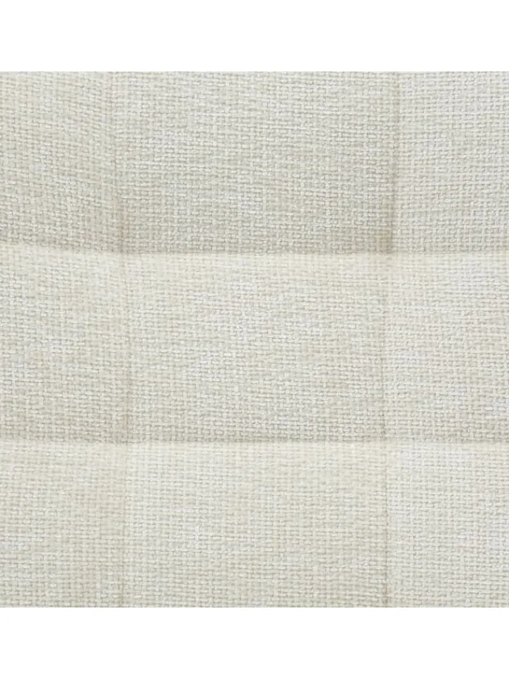 SalesFever Sitzmöbel<Relaxsessel drehbar mit schwarzem Metallgestell und Chenille-Stoff in Beige