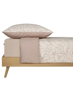 Schiesser Bettwäsche & Bettwaren<Renforcé-Bettwäsche-Set "Leaves" in Taupe