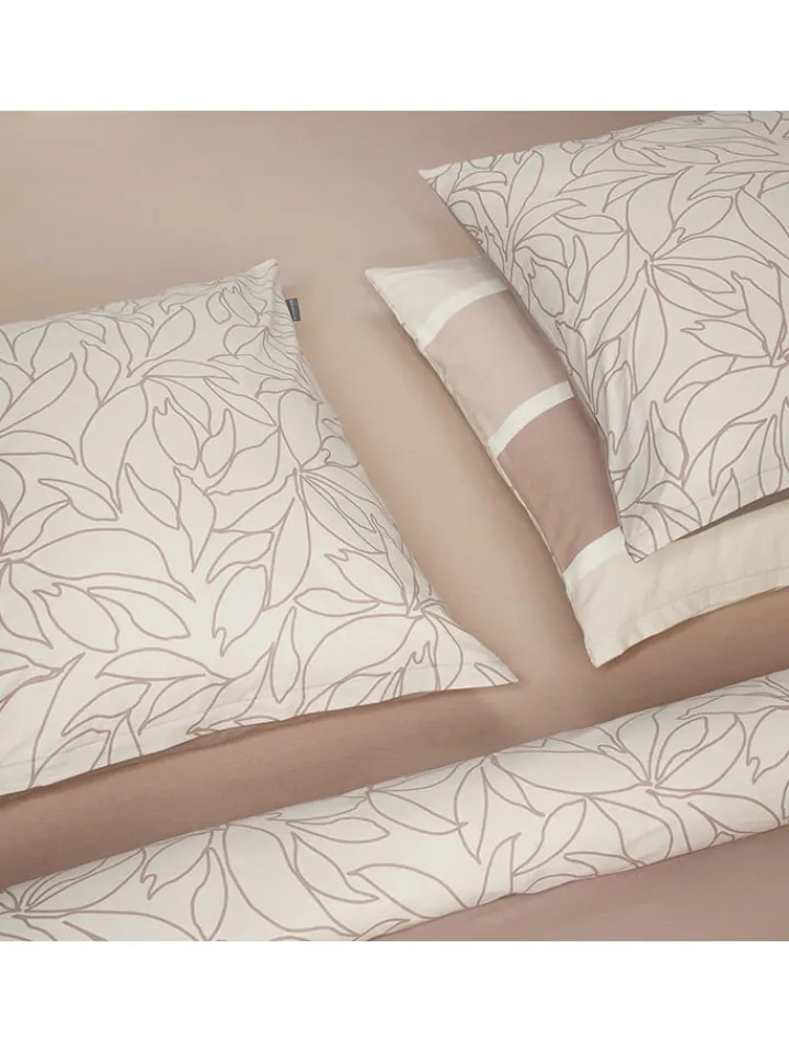 Schiesser Bettwäsche & Bettwaren<Renforcé-Bettwäsche-Set "Leaves" in Taupe