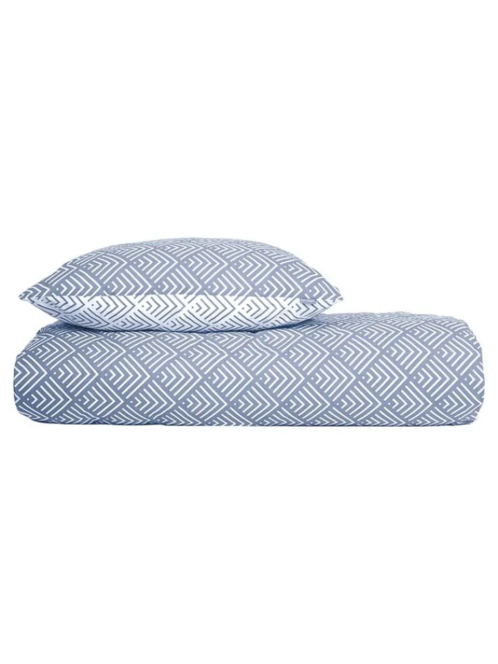 Schiesser Bettwäsche & Bettwaren<Renforcé-Bettwäsche-Set "Mabel" in Hellblau