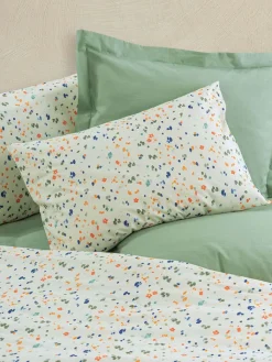 Colorful Cotton Bettwäsche & Bettwaren<Renforcé-Bettwäsche-Set "Molly" in Hellgrün/ Bunt