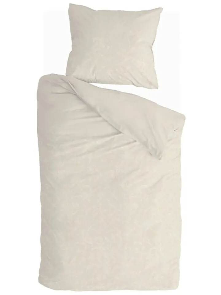 Walra Bettwäsche & Bettwaren<Renforcé-Bettwäsche-Set "Yarrow Elegance" in Creme