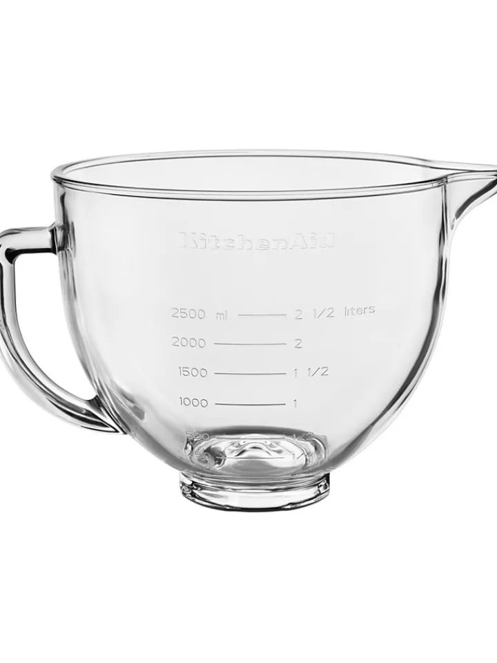 KitchenAid Koch- & Backutensilien<Rührschüssel "5KSM5GB" in Transparent/ Schwarz - 4,7 l
