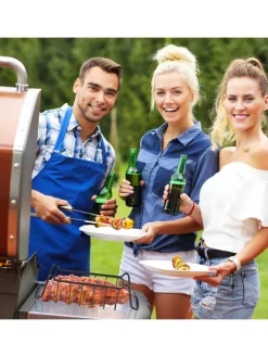 relaxdays Grillen<Rippchenhalter in Schwarz
