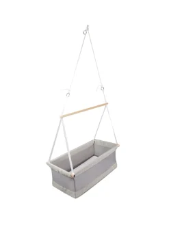 roba Babymöbel<Hängebettchen safe asleep Mesh-Stoff 90 x 45 cm - Grau