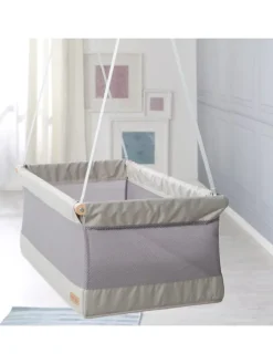 roba Babymöbel<Hängebettchen safe asleep Mesh-Stoff 90 x 45 cm - Grau