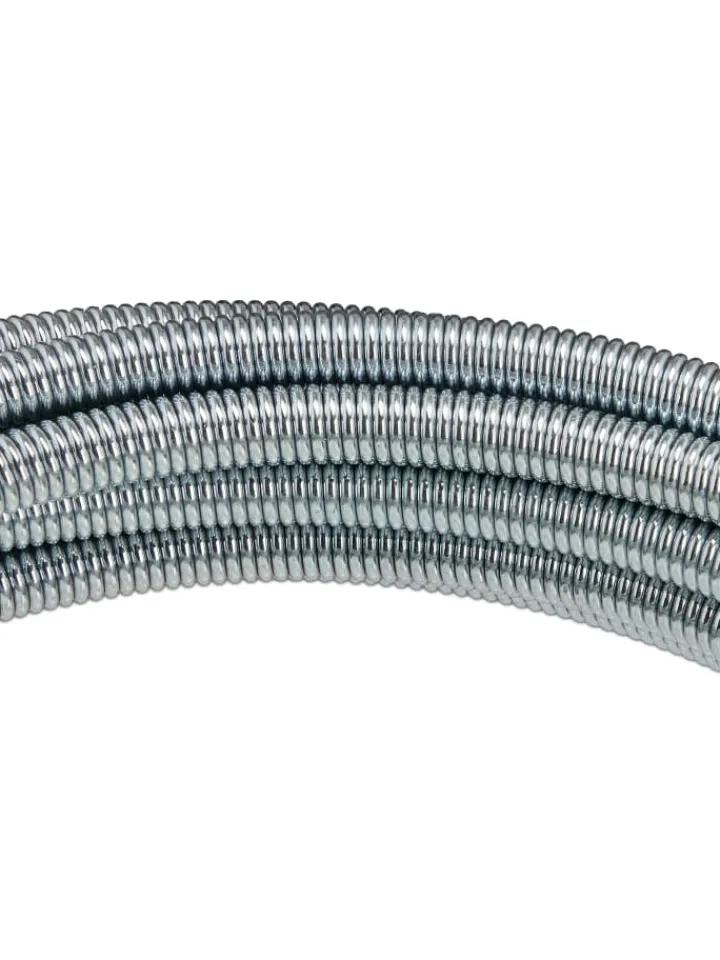 relaxdays Putz- & Waschutensilien<Rohrreinigungsspirale in Silber - 3 m