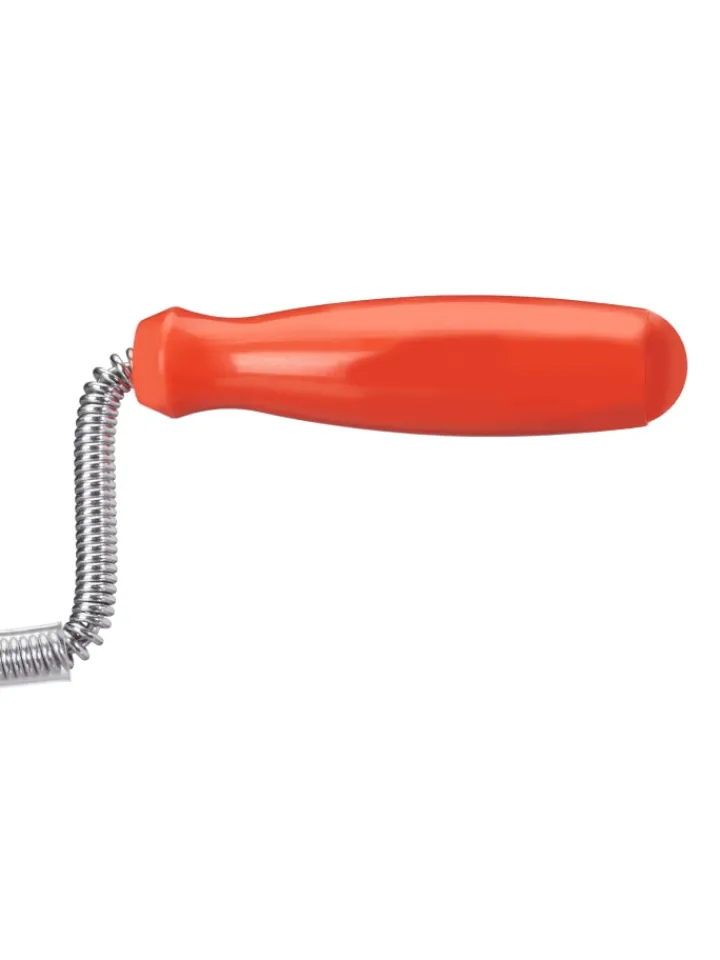 relaxdays Putz- & Waschutensilien<Rohrreinigungsspirale in Silber - (L)3 m
