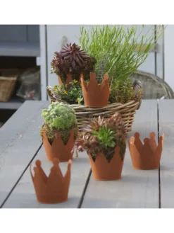 UNUS Gartendekoration<Rostkrone Ø12 in Braun