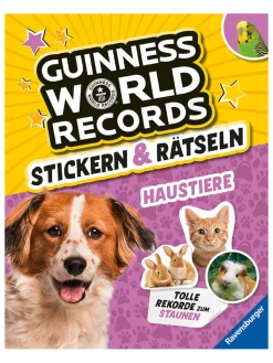 Ravensburger Kreativbedarf & Do-It-Yourself|Bücher<Rätselbuch "Stickern & Rätseln - Haustiere"