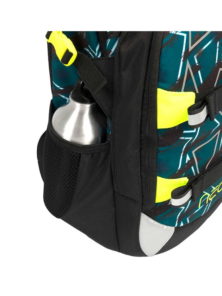 neoxx Büro- & Schulbedarf<Rucksack "Active" in Grün/ Schwarz - (L)24 x (B)31 x (H)45,5 cm