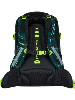 neoxx Büro- & Schulbedarf<Rucksack "Active" in Grün/ Schwarz - (L)24 x (B)31 x (H)45,5 cm