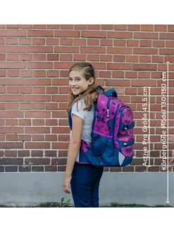 neoxx Büro- & Schulbedarf<Rucksack "Active" in Lila - (L)24 x (B)31 x (H)45,5 cm