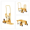 relaxdays Weitere Haushaltshelfer<Sackkarre Treppensteiger "2in1" in Gelb