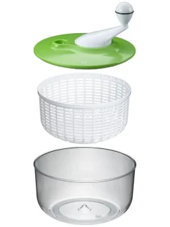 Silit Koch- & Backutensilien<Salatschleuder in Transparent/ Grün - Ø 25 cm