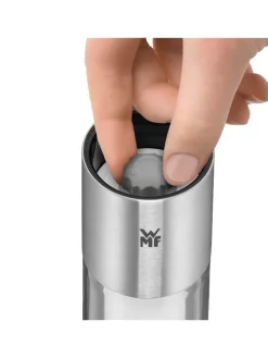 WMF Koch- & Backutensilien|Gedeckter Tisch<Salz- & Pfeffermühle in Silber - (H)18 x Ø 5 cm