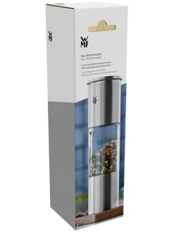WMF Koch- & Backutensilien|Gedeckter Tisch<Salz- & Pfeffermühle in Silber - (H)18 x Ø 5 cm