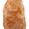 Globo lighting Tischleuchten<Salzkristall-Tischleuchte "Stone" in Orange - (H)19 x Ø 12 cm
