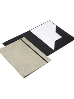 BigsoBox Büro- & Schulbedarf<Sammelmappe "Paulina" in Beige - (B)23,5 x (H)29,5 x (T)1,5 cm