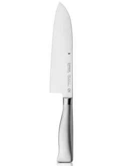 WMF Koch- & Backutensilien<Santokumesser ''Grandgourmet'' in Silber - (L)32 cm