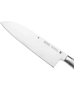 WMF Koch- & Backutensilien<Santokumesser ''Grandgourmet'' in Silber - (L)32 cm