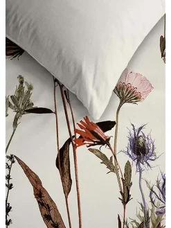 Ambiante Bettwäsche & Bettwaren<Satin-Bettwäsche-Set ''Dry Flowers'' in Creme/ Bunt