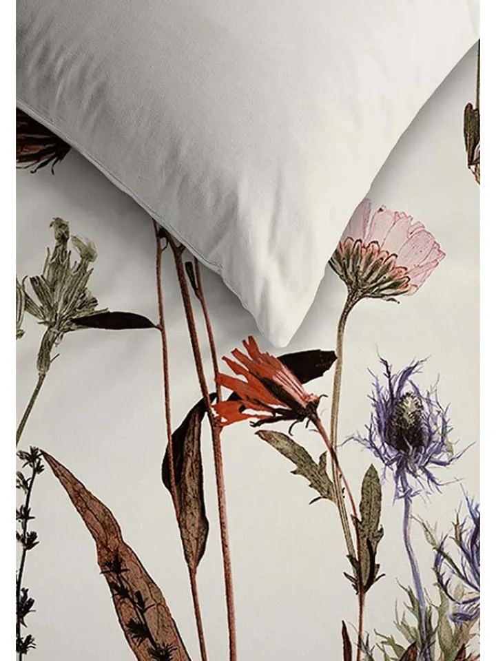 Ambiante Bettwäsche & Bettwaren<Satin-Bettwäsche-Set ''Dry Flowers'' in Creme/ Bunt
