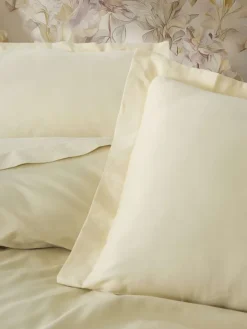 Mijolnir Bettwäsche & Bettwaren<Satin-Bettwäsche-Set "Elegant" in Creme