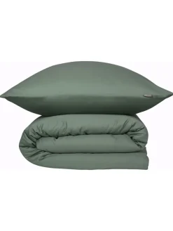 Schiesser Bettwäsche & Bettwaren<Satin-Bettwäsche-Set "Ella" in Dunkelgrün