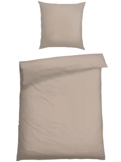 Schiesser Bettwäsche & Bettwaren<Satin-Bettwäsche-Set "Ella" in Beige