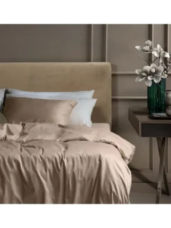 Schiesser Bettwäsche & Bettwaren<Satin-Bettwäsche-Set "Ella" in Beige