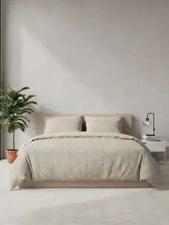 Mijolnir Bettwäsche & Bettwaren<Satin-Bettwäsche-Set in Beige