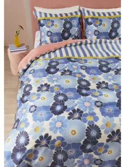 Beddinghouse Bettwäsche & Bettwaren<Satin-Bettwäsche-Set ''Nica'' in Blau