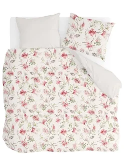 Walra Bettwäsche & Bettwaren<Satin-Bettwäscheset "Spring Beauty" in Beige/ Rosa/ Grün