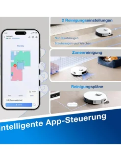Ecovacs Staubsauger<Saugroboter Deebot N20 in weiß
