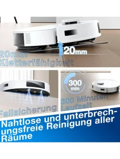 Ecovacs Staubsauger<Saugroboter Deebot N20 in weiß
