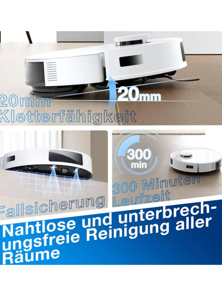 Ecovacs Staubsauger<Saugroboter Deebot N20 in weiß