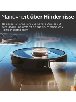 Shark Staubsauger<Saugroboter PowerDetect Self-Empty RV2820VEEU in schwarz