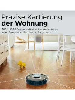 Shark Staubsauger<Saugroboter PowerDetect Self-Empty RV2820VEEU in schwarz