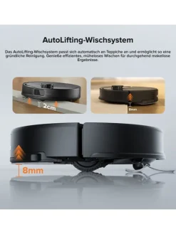 Roborock Staubsauger<Saugroboter Q10PF in Schwarz