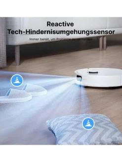Roborock Staubsauger<Saugroboter Q10PF+ in Weiß