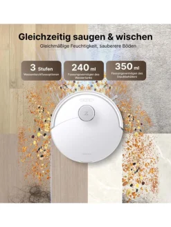Roborock Staubsauger<Saugroboter Q10PF+ in Weiß