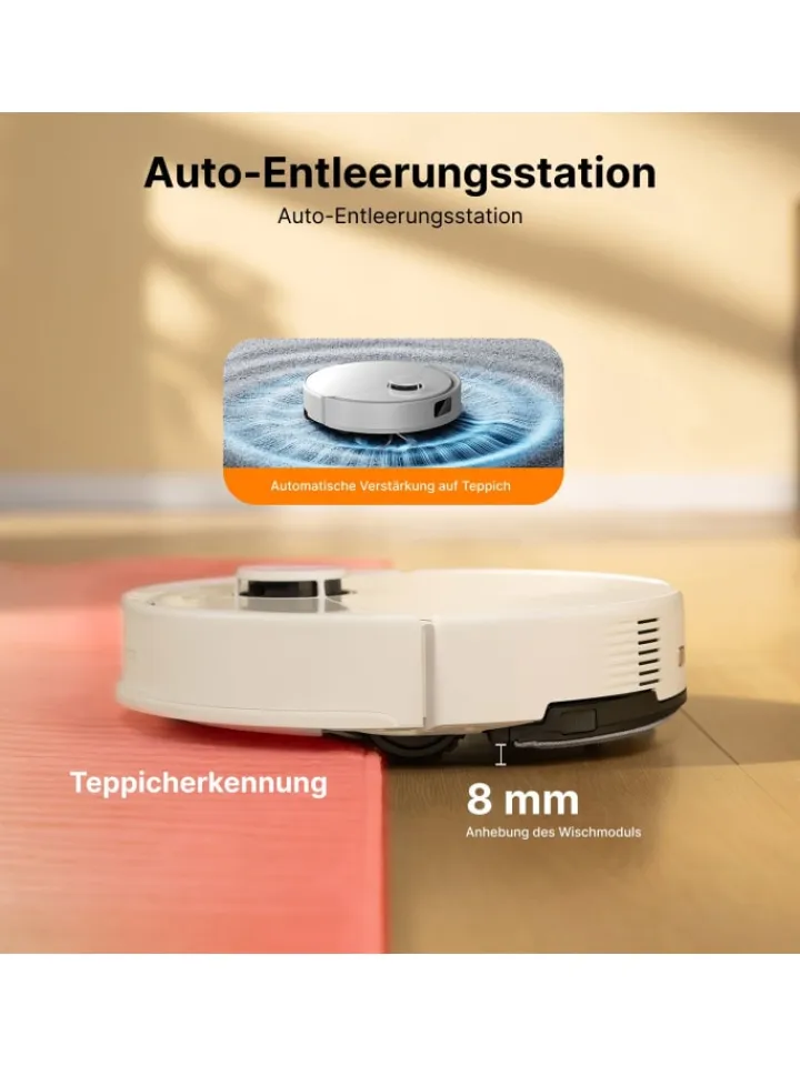 Roborock Staubsauger<Saugroboter Q10PF+ in Weiß