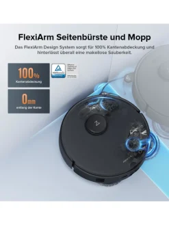 Roborock Klima & Haushalt|Staubsauger<Saugroboter Qrevo Edge S5A in Weiß, 18500Pa, Dual Anti-Tangle-System