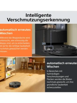 Roborock Staubsauger<Saugroboter Qrevo Pro in Schwarz
