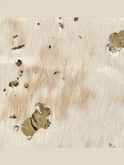 Beliani Lammfelle & Co<Schaffell BOGONG in Beige/Gold - (W) 130 x (H) 1 x (L) 170 cm