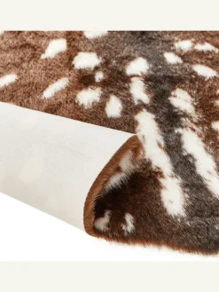 Beliani Lammfelle & Co<Schaffell KNOLL in Braun/Beige - (W) 150 x (L) 200 cm