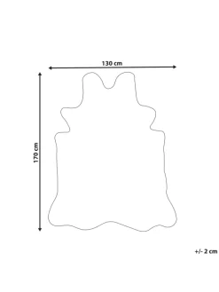 Beliani Lammfelle & Co<Schaffell KNOLL in Braun/Beige - (W) 130 x (L) 170 cm